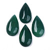 Natural Green Onyx Agate Cabochons G-N326-72I-1