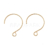 Ion Plating(IP) 316 Surgical Stainless Steel Earring Hooks STAS-D183-03G-01-1