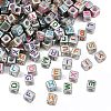 Opaque Acrylic Beads OACR-H052-02A-1