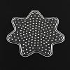 Flower ABC Plastic Pegboards used for 5x5mm DIY Fuse Beads DIY-Q009-16-1