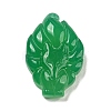 Dyed Natural Agate Carved Pendants G-A098-01B-1