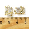 Valentine's Day Brass with Cubic Zirconia Pendants FIND-Z035-03A-3