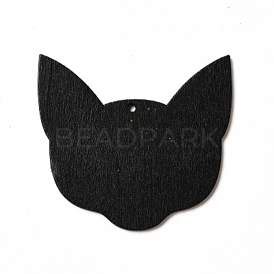 Single Face Printed Wood Big Pendants WOOD-I010-13B-1