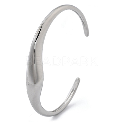 304 Stainless Steel Cuff Bangles for Women BJEW-B108-06P-1