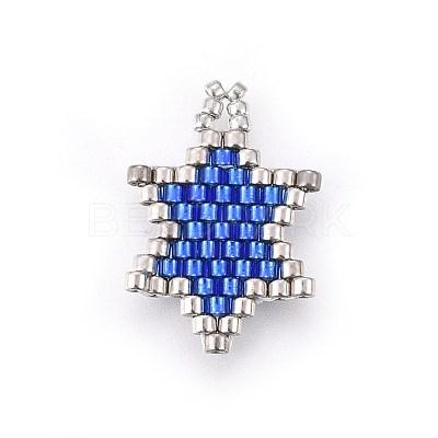 MIYUKI & TOHO Handmade Japanese Seed Beads Pendants SEED-A027-QA04-1