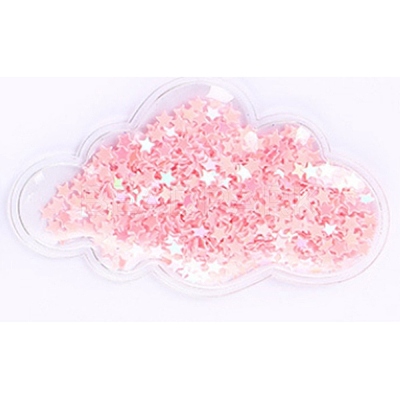 Quicksand Sequin Plastic Cabochons X-OHAR-CJC0002-04F-1