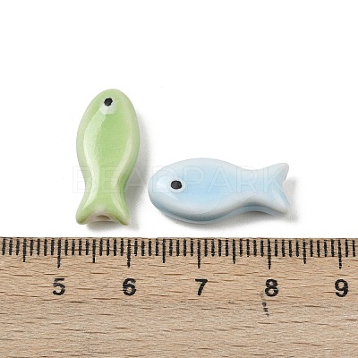 Handmade Porcelain Ceramic Beads PORC-Z003-04C-1