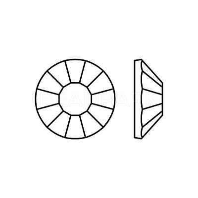 Preciosa® Crystal Hotfix Flatback Stones Y-PRC-HSS16-00030-260-1