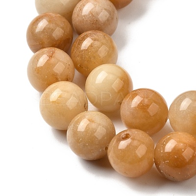 Natural Old Topaz Jade Beads Strands X-G-F364-06-10mm-1