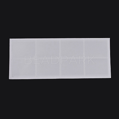 Plastic Necklace Chain Adhesive Pouch for Necklace Display Cards LS-AJEW-P088-01C-1