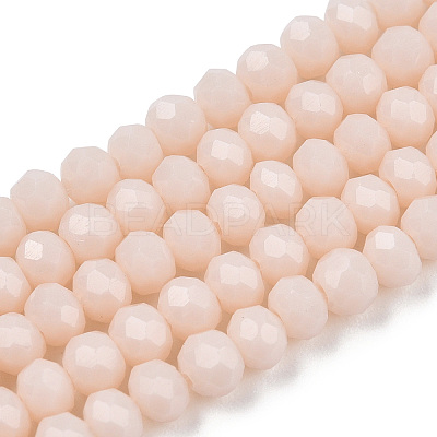 Opaque Solid Color Glass Beads Strands EGLA-A034-P3mm-D17-1