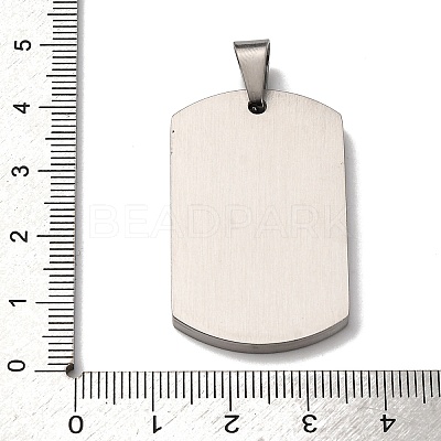 304 Stainless Steel Pendants STAS-F323-06P-1