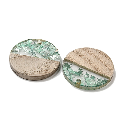 Wooden Pendants FIND-B042-13A-1