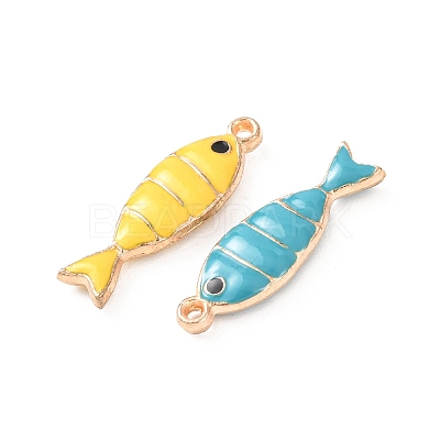 304 Stainless Steel Enamel Pendants STAS-K303-09KCG-1