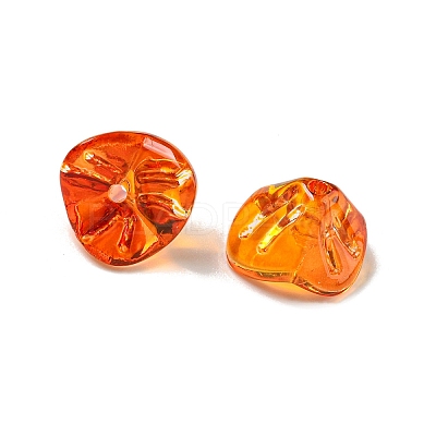 Electroplated Glass Beads GLAA-G119-01B-1