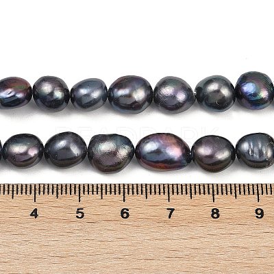 Natural Cultured Freshwater Pearl Beads Strands PEAR-P064-20K-03D-1