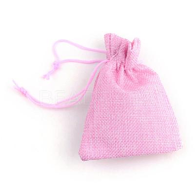 Burlap Packing Pouches Drawstring Bags ABAG-Q050-7x9-19-1