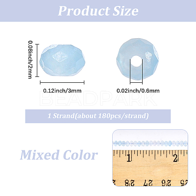 1 Strand Natural Aquamarine Beads Strands G-PA0002-06-1