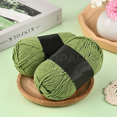 5Pcs Polyester Yarn for Knitting & Crochet YCOR-SZ0001-03P-1