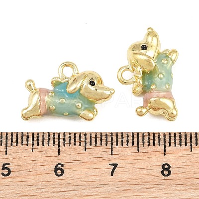 Alloy with Enamel Pendants AL-CBA1FD3-19G-01-1