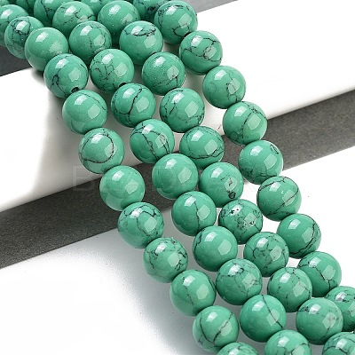 Synthetic Turquoise Beads Strands TURQ-H038-8mm-XXS11-1