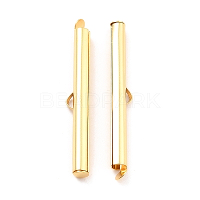 304 Stainless Steel Slide On End Clasp Tubes STAS-C044-08F-G-1