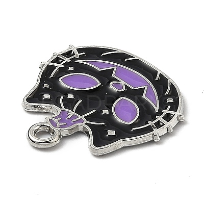 Alloy Enamel Pendants ENAM-Z001-15P-02-1