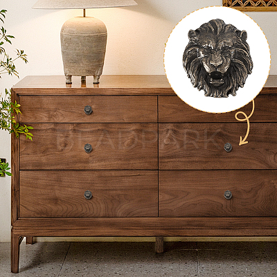 Lion Alloy Drawer Pull Handles LS-FIND-WH0816-038AB-1