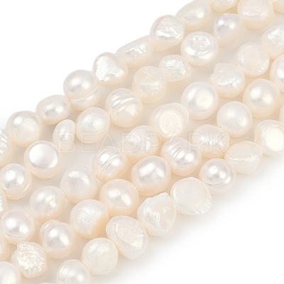 Natural Cultured Freshwater Pearl Beads Strands PEAR-P064-20B-02A-01-1