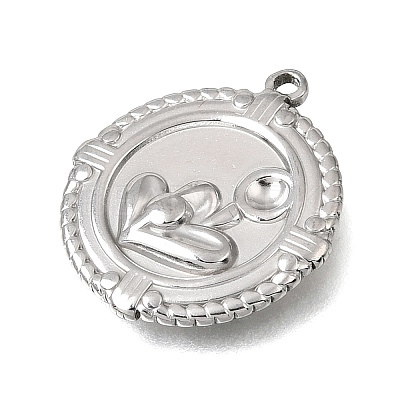 304 Stainless Steel Pendants SA-CBAF4B0-02P-03-1