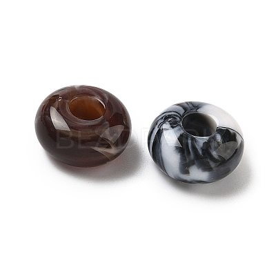 Tow Tone Acrylic Beads OACR-C040-07-1