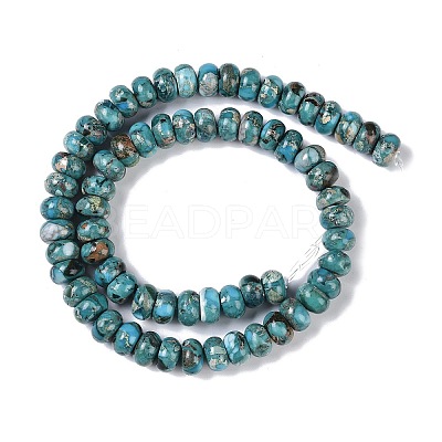 Dyed Synthetic Imperial Jasper Beads Strands G-P529-E01-A05-1