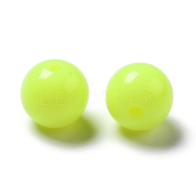 Fluorescent Acrylic Beads MACR-R517-10mm-01-1