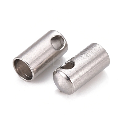 Tarnish Resistant 201 Stainless Steel Cord Ends STAS-F250-10P-P-1