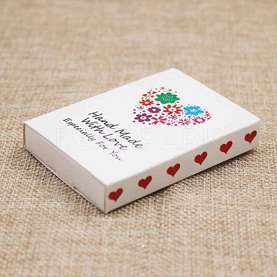 Kraft Paper Boxes and Necklace Jewelry Display Cards CON-L016-A08-1