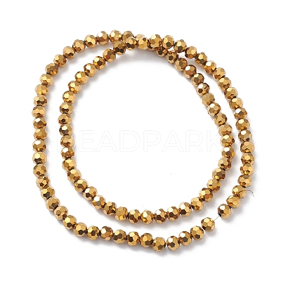 Electroplate Glass Beads Strands LS-EGLA-K015-09C-1