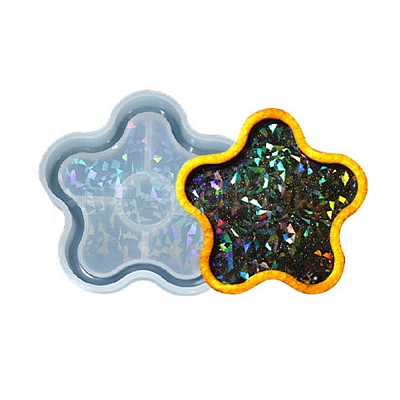 Silicone Laser Effect Cup Mat Molds DIY-C061-03C-1