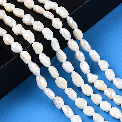 Natural Cultured Freshwater Pearl Beads Strands PEAR-N014-05K-1