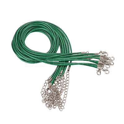 Waxed Cord Necklace Making X-NCOR-T001-46-1