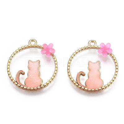 Alloy Pendants X-ENAM-S120-003A-1