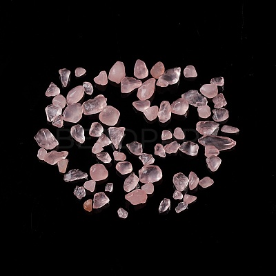 Natural Rose Quartz Chip Beads G-M364-02A-1