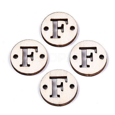 Unfinished Natural Poplar Wood Links Connectors WOOD-S045-140A-01F-1