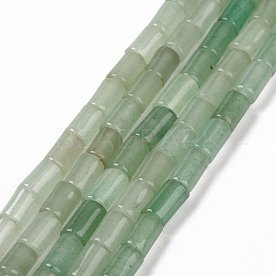 Natural Green Aventurine Beads Strands G-G990-C08-1