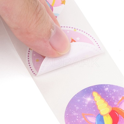 8 Styles Horse Paper Stickers DIY-L051-008-1