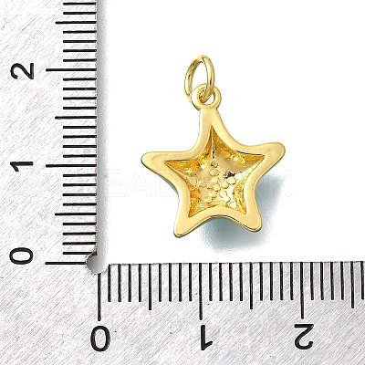Brass Enamel Pendants X-KK-D295-16G-1