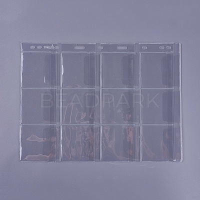 9 Holes 12 Coins Album Pages Sheets Loose Leaf AJEW-WH0092-04-1