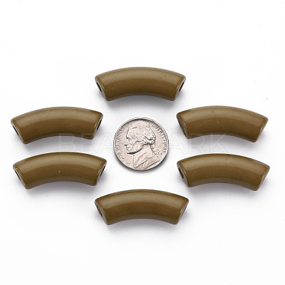 Opaque Acrylic Beads MACR-S372-001B-18-0937-1