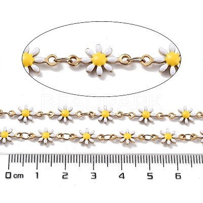 Ion Plating(IP) 304 Stainless Steel Handmade Beaded Chain CHS-K019-06G-02-1