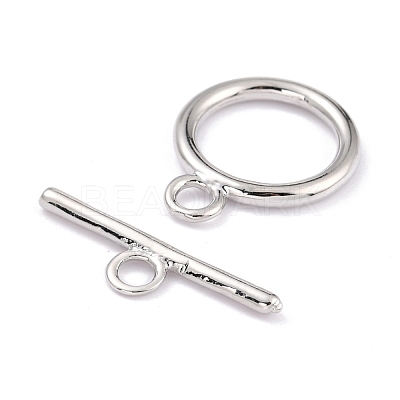 Rack Plating Brass Toggle Clasps KK-B036-12P-1