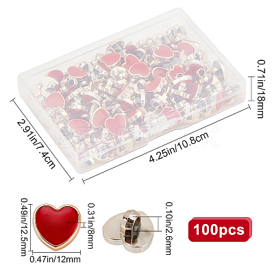 100Pcs CCB Plastic Shank Buttons BUTT-GF0001-11B-1